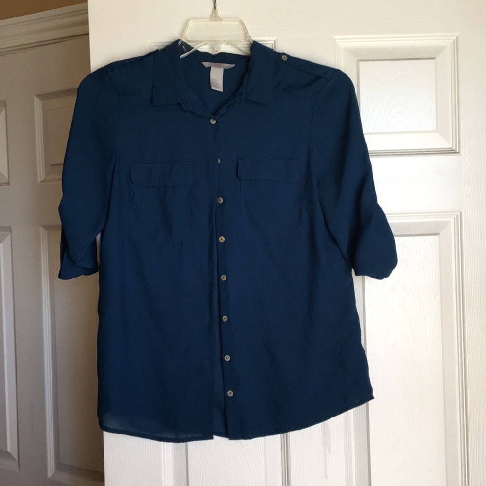 Thin/slightly see through button down
